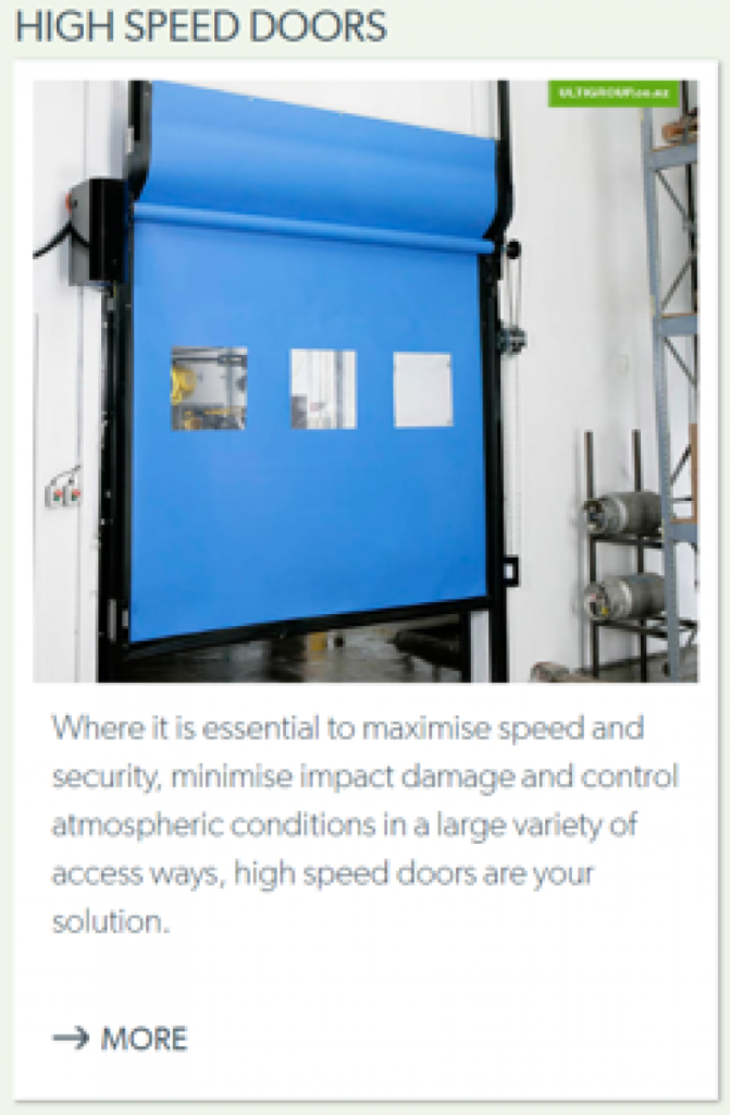 High Speed Doors